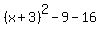 %28x%2B3%29%5E2-9-16