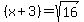 %28x%2B3%29+=+sqrt%2816%29