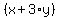 %28x%2B3%2Ay%29