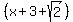 %28x%2B3%2Bsqrt%282%29%29
