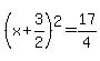 %28x%2B3%2F2%29%5E2=17%2F4