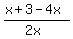 %28x%2B3-4x%29%2F%282x%29