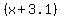 %28x%2B3.1%29