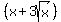 %28x%2B3sqrt%28x%29%29