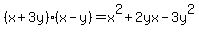%28x%2B3y%29%28x-y%29=x%5E2%2B2yx-3y%5E2