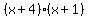 %28x%2B4%29%28x%2B1%29