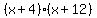%28x%2B4%29%28x%2B12%29