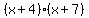 %28x%2B4%29%28x%2B7%29