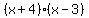 %28x%2B4%29%28x-3%29