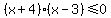 %28x%2B4%29%28x-3%29%3C=0