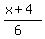 %28x%2B4%29%2F%286%29