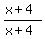 %28x%2B4%29%2F%28x%2B4%29