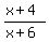 %28x%2B4%29%2F%28x%2B6%29