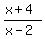 %28x%2B4%29%2F%28x-2%29