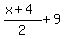 %28x%2B4%29%2F2%2B9