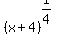 %28x%2B4%29%5E%281%2F4%29