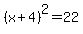 %28x%2B4%29%5E2=22