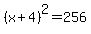 %28x%2B4%29%5E2=256