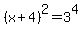 %28x%2B4%29%5E2=3%5E4