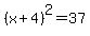 %28x%2B4%29%5E2=37