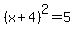 %28x%2B4%29%5E2=5