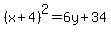 %28x%2B4%29%5E2=6y%2B34