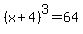%28x%2B4%29%5E3+=+64