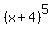 %28x%2B4%29%5E5
