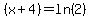%28x%2B4%29+=+ln%282%29