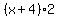 %28x%2B4%292