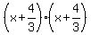 %28x%2B4%2F3%29%28x%2B4%2F3%29