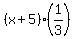 %28x%2B5%29%281%2F3%29
