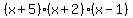%28x%2B5%29%28x%2B2%29%28x-1%29