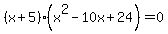 \"%28x%2B5%29%28x%5E2-10x%2B24%29=0\"