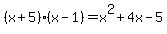 %28x%2B5%29%28x-1%29=x%5E2%2B4x-5