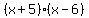 %28x%2B5%29%28x-6%29