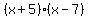 %28x%2B5%29%28x-7%29