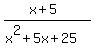 %28x%2B5%29%2F%28x%5E2%2B5x%2B25%29