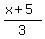 %28x%2B5%29%2F3