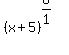%28x%2B5%29%5E%286%2F1%29