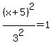 %28x%2B5%29%5E2%2F3%5E2=1