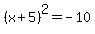 %28x%2B5%29%5E2+=+-10