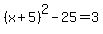 %28x%2B5%29%5E2-25=3