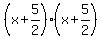 %28x%2B5%2F2%29%28x%2B5%2F2%29