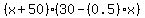 %28x%2B50%29%2A%2830-%280.5%29x%29