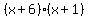 %28x%2B6%29%28x%2B1%29