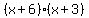 %28x%2B6%29%28x%2B3%29