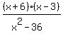 %28x%2B6%29%28x-3%29%2F%28x%5E2-36%29