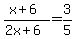 %28x%2B6%29%2F%282x%2B6%29=3%2F5