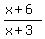 %28x%2B6%29%2F%28x%2B3%29